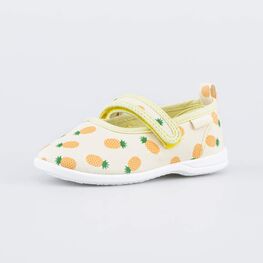 231251-11 Текстильная обувь Ананасы для девочки желтый