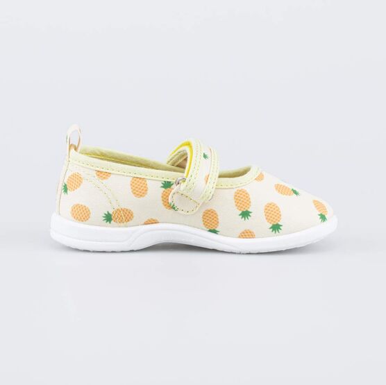 231251-11 Текстильная обувь Ананасы для девочки желтый фото №2
