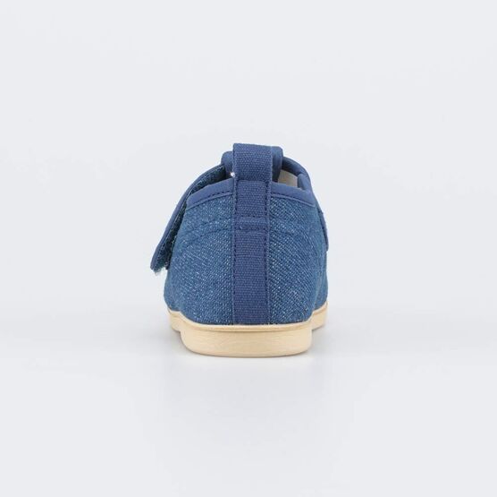 231254-11 Текстильная обувь для первых шагов Зубастик для мальчики синий фото №5