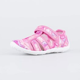 421108-11 Текстильные сандалии для девочки для девочки розовый