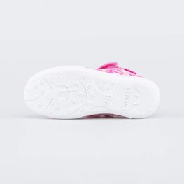 421108-11 Текстильные сандалии для девочки для девочки розовый фото №3