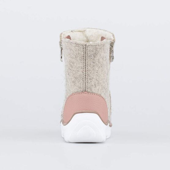 167070-41 Валенки на молнии Спящая Лама для девочки бежевый фото №5