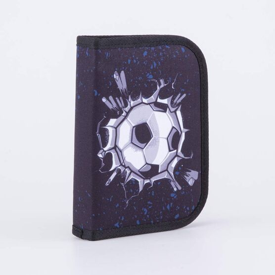 06705033-40 Пенал-книжка школьный Футбол КК для мальчики темно-синий
