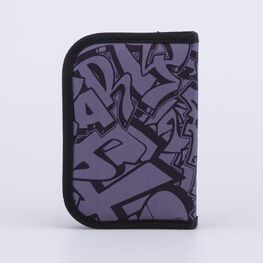 06705034-40 Пенал-книжка школьный Скейт КК для мальчики серый + зеленый фото №2