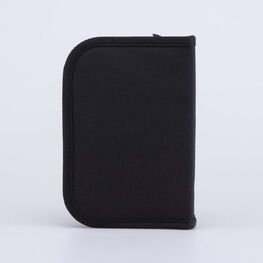 06705035-40 Пенал-книжка школьный Ти-рекс КК для мальчики черный + оранжевый фото №2