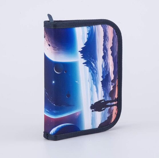 06705039-40 Пенал-книжка школьный Космические дали КК для мальчики черный