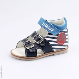 022066-22 Туфли летние для мальчики светло-синий