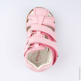 022089-23 Туфли летние для девочки розовый фото №4