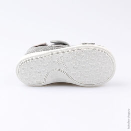 131126-11 Текстильная обувь для девочки серый фото №3