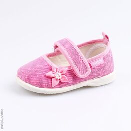 131126-12 Текстильная обувь для девочки розовый