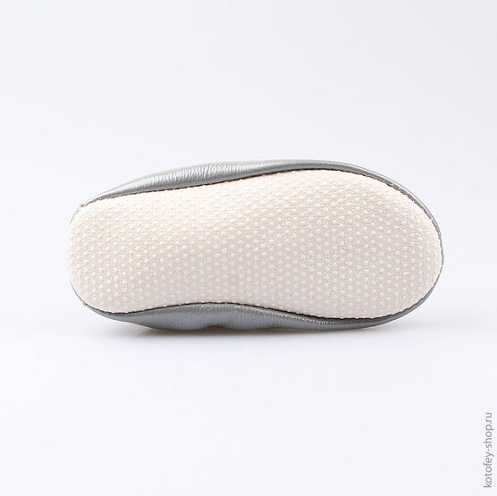 212002-08 Чешки для девочки серый фото №3