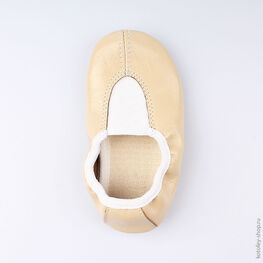 212002-09 Чешки для девочки бежевый фото №4