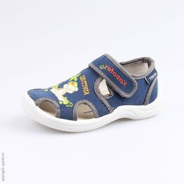 221047-11 Сандалии текстильные для мальчики светло-синий