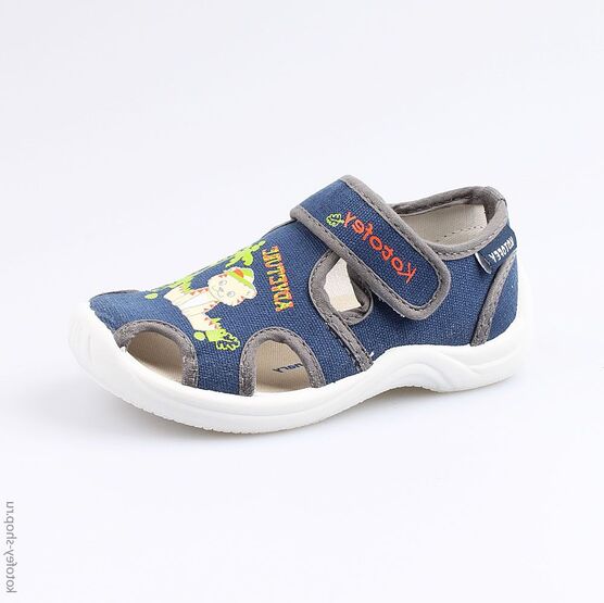 221047-11 Сандалии текстильные для мальчики светло-синий