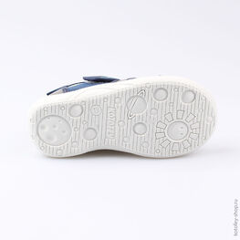 221055-12 Сандалии текстильные для мальчики син-сер фото №3