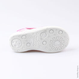 221063-13 Босоножки текстильные для девочки розовый фото №3