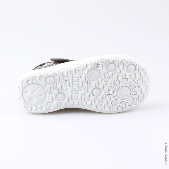 221066-12 Сандалии текстильные для мальчики серый фото №3