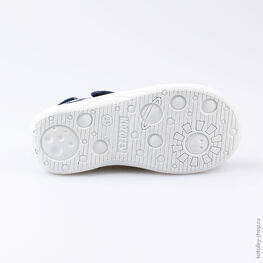 231116-11 Текстильная обувь для девочки син-роз фото №3