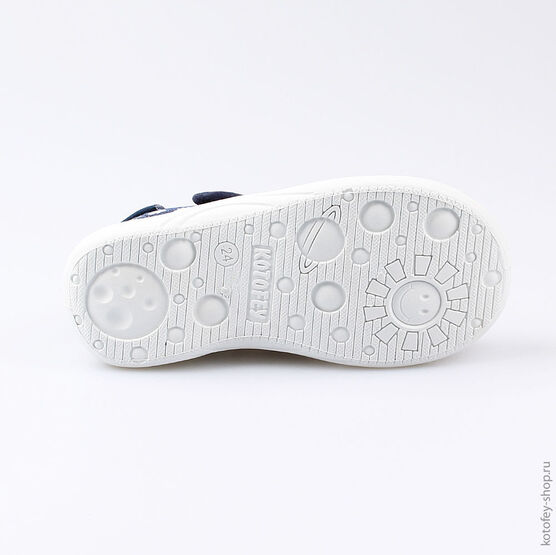 231116-11 Текстильная обувь для девочки син-роз фото №3