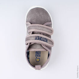 231121-11 Текстильная обувь для мальчики серый фото №4
