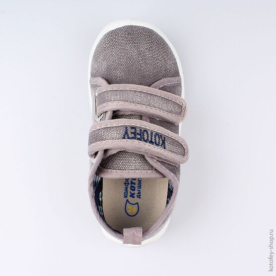 231121-11 Текстильная обувь для мальчики серый фото №4