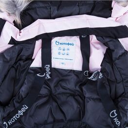 07857014-40 Зимняя куртка-парка для девочки розовый для девочки розовый фото №4