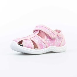 221130-11 Босоножки текстильные для девочки розовый