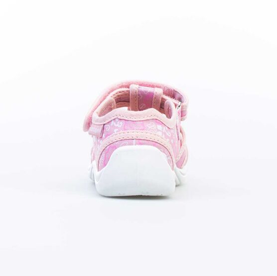 221130-11 Босоножки текстильные для девочки розовый фото №5