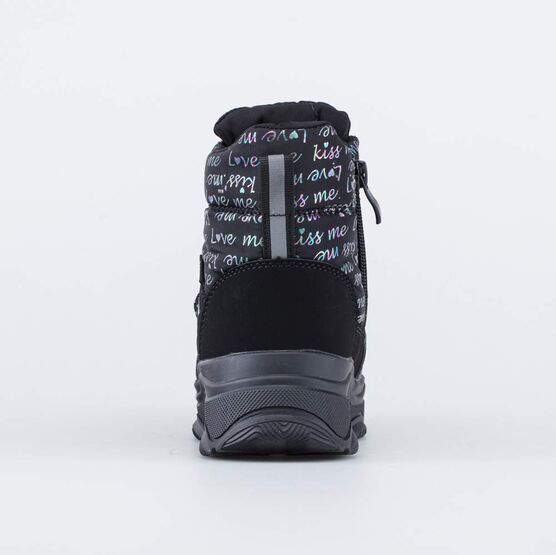 654839-41 Мембранные ботинки для девочки для девочки черный фото №5