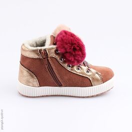 354023-31 Ботинки для девочки розовый фото №2