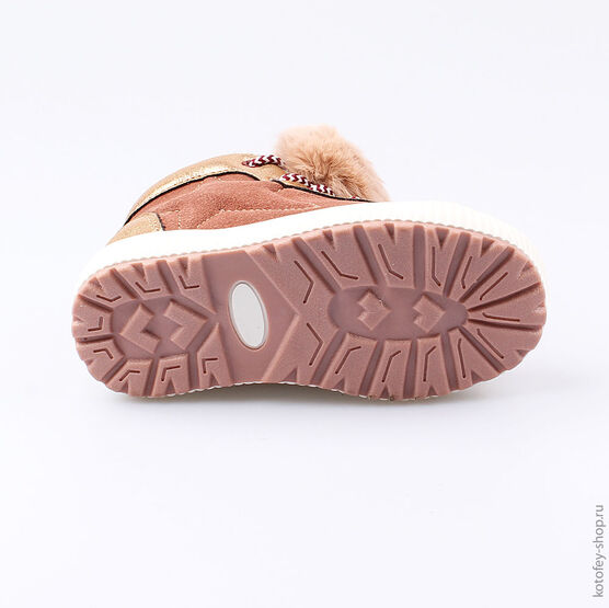 354023-31 Ботинки для девочки розовый фото №3