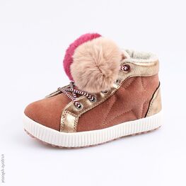 354023-31 Ботинки для девочки розовый