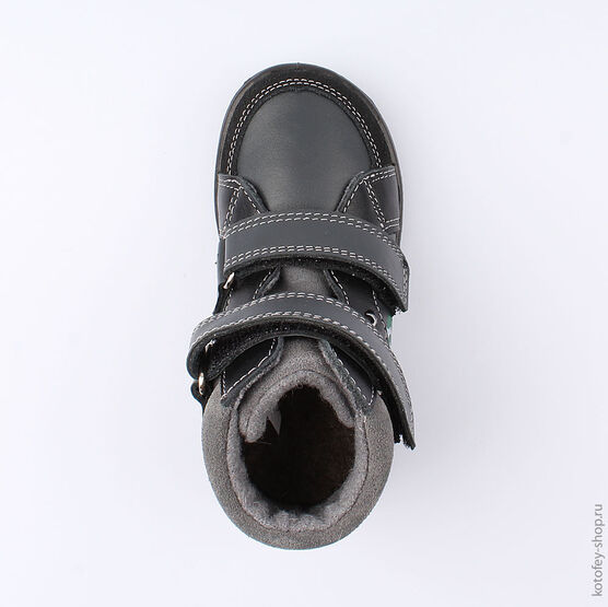 352171-32 Ботинки для мальчики серый фото №4