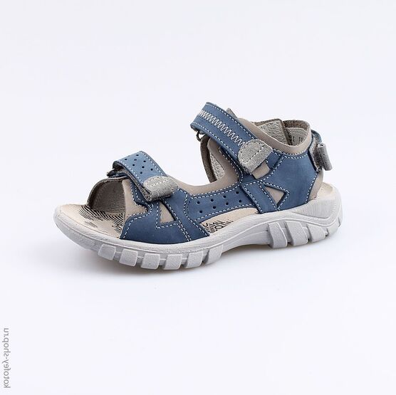 522029-24 Сандалии для мальчики син-сер