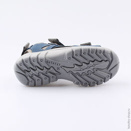 522029-24 Сандалии для мальчики син-сер фото №3