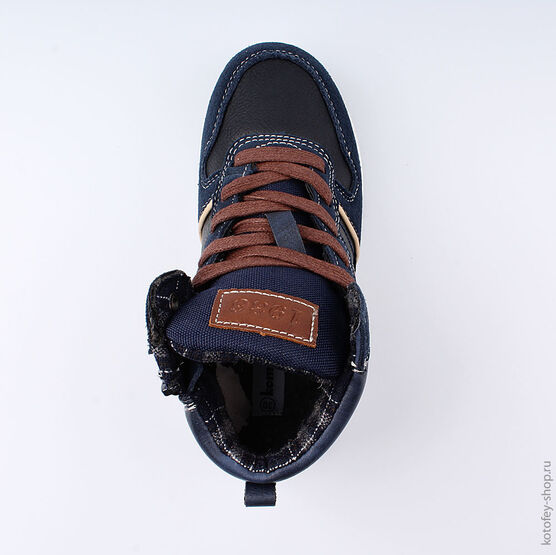 554033-32 Ботинки для мальчики светло-синий фото №4