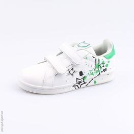 534026-71 Полуботинки для мальчики бел-зел