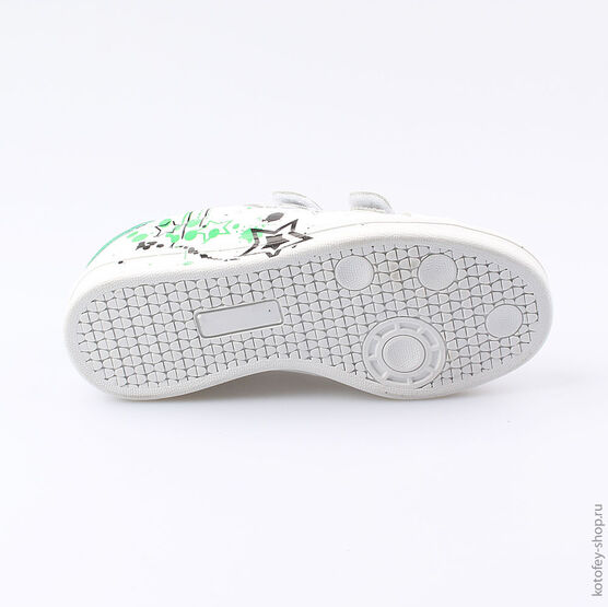 534026-71 Полуботинки для мальчики бел-зел фото №3