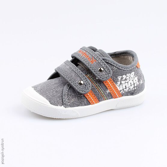 331007-12 Кеды для мальчики сер-ора