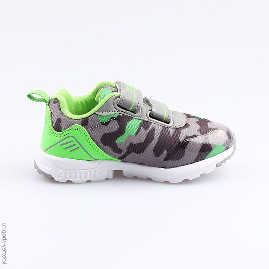 344151-73 Кроссовки с LED-подсветкой для мальчики сер-зел фото №2