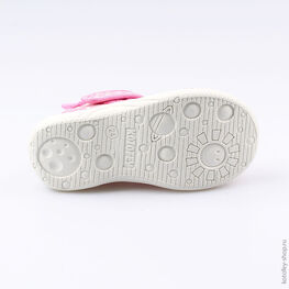 221044-11 Босоножки текстильные для девочки розовый фото №3