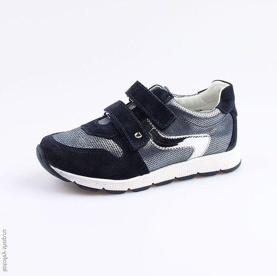 532170-21 Полуботинки для девочки светло-синий