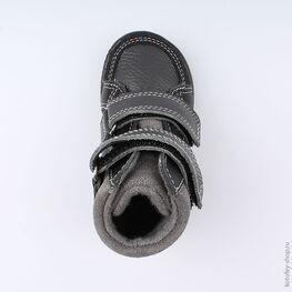 152195-32 Ботинки для мальчики серый фото №4