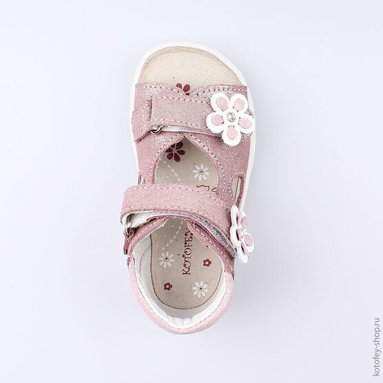 122102-22 Босоножки для девочки розовый фото №4