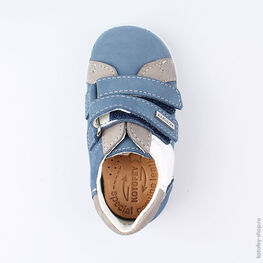 132122-24 Полуботинки для мальчики син-сер фото №4