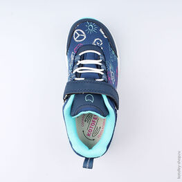 644193-71 Кроссовки для девочки син-бир фото №4