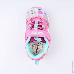 144077-71 Кроссовки для девочки разноцветный фото №4