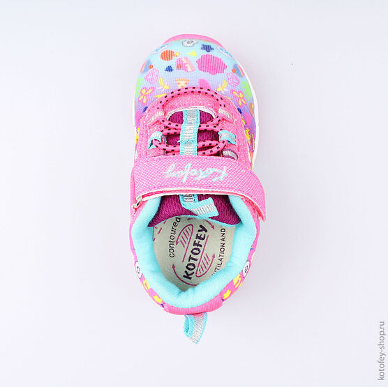 144077-71 Кроссовки для девочки разноцветный фото №4
