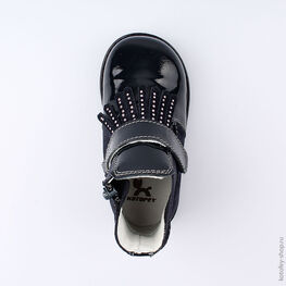 262066-21 Сапожки для девочки светло-синий фото №4