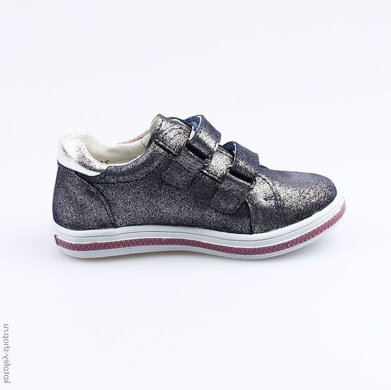 332097-22 Полуботинки для девочки светло-синий фото №2